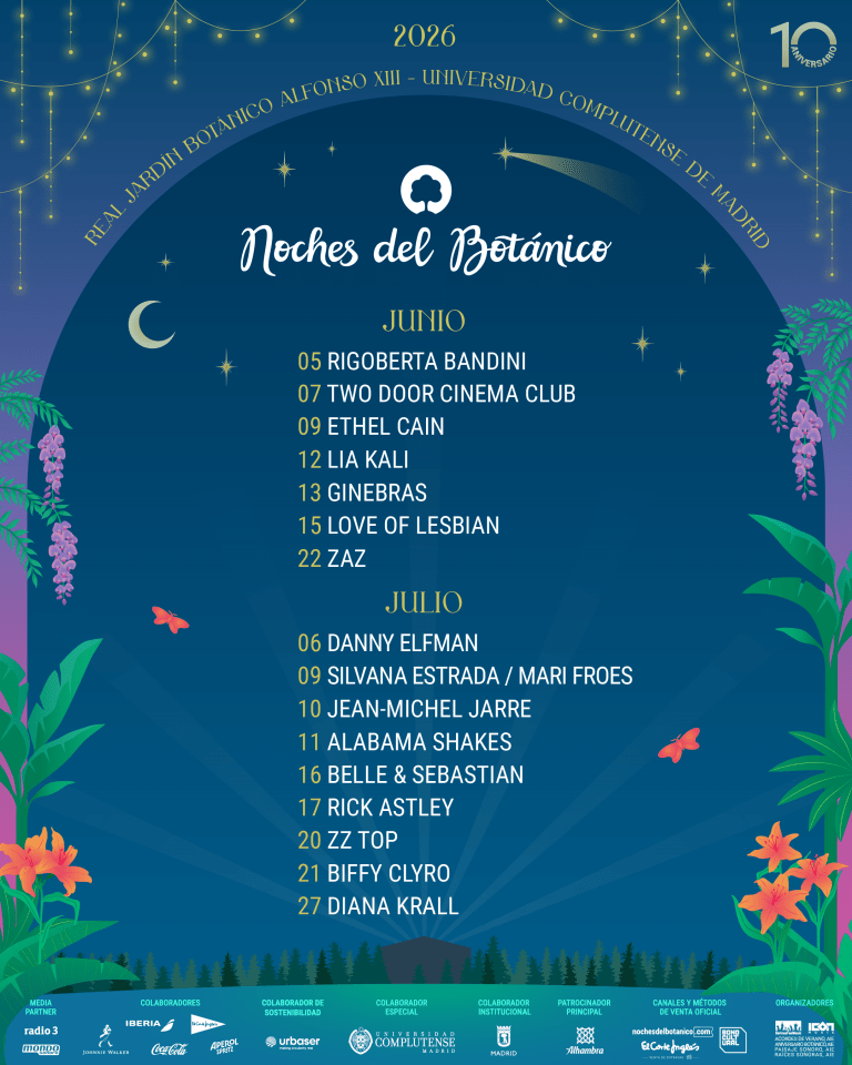 noches botanico 2025