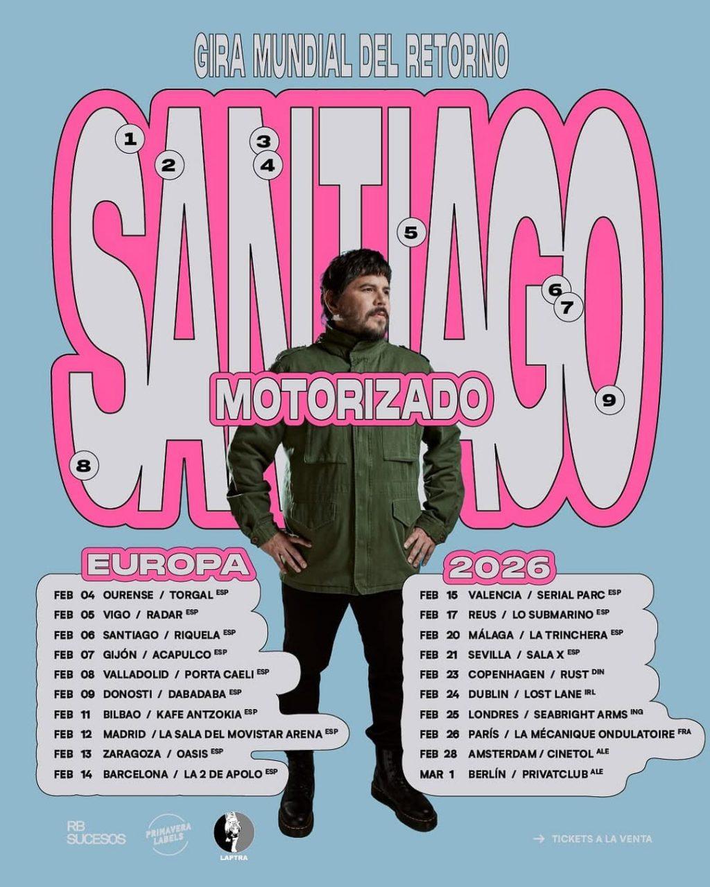 santiago motorizado gira
