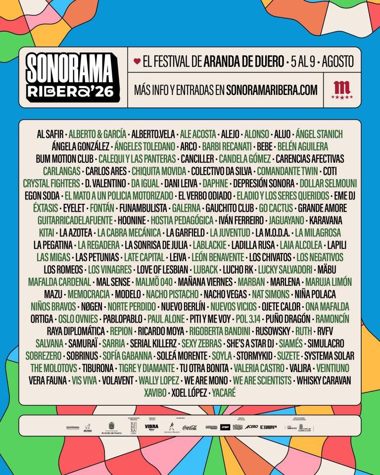 sonorama 2026 cartel