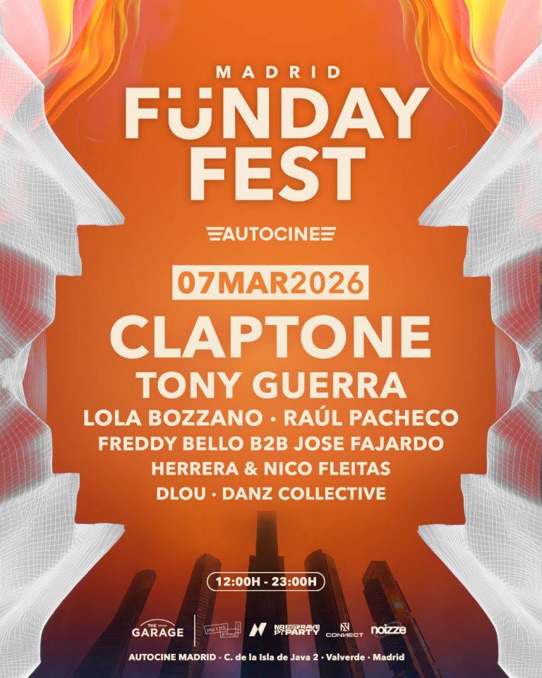 funday fest autocine madrid claptone