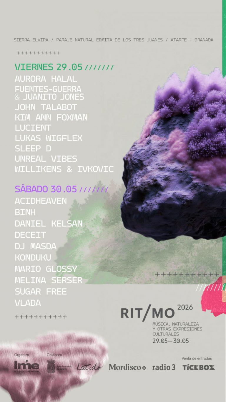 RITMO 2026 line up dias