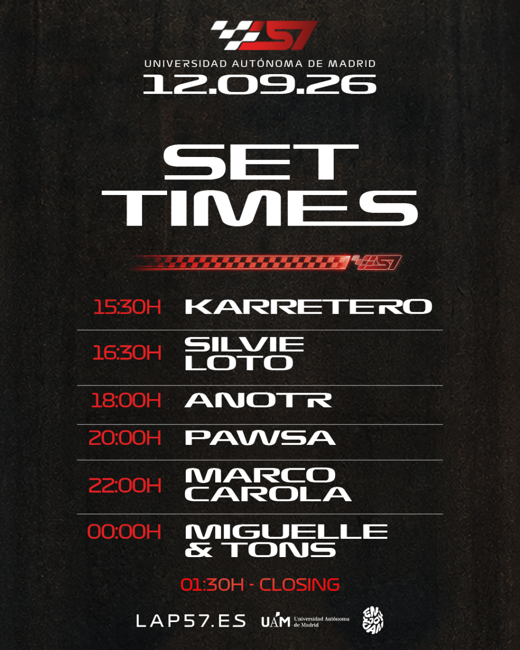 lap57-madrid-horarios-septiembre-pawsa-carola