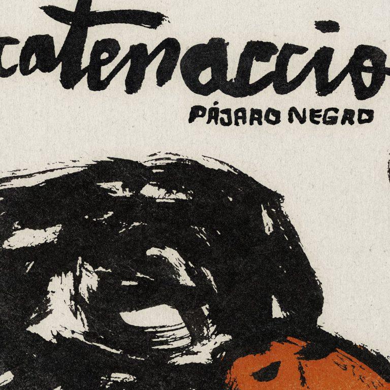 pajaro negro catenaccio